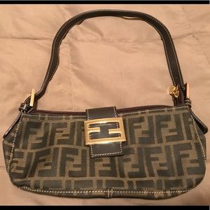 Fends Logo Small Handbag Purse